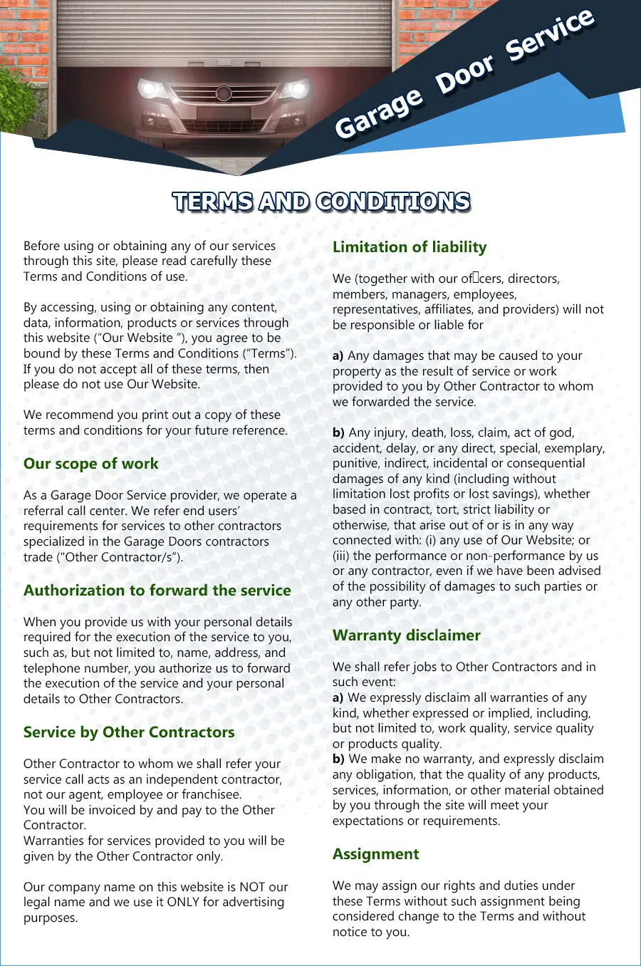 Eagle Garage Door Service Los Angeles, CA 323-886-0909